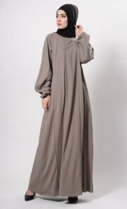 Grey premium Abaya