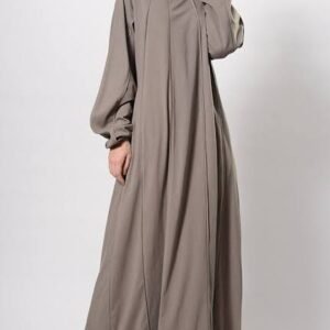 Grey premium Abaya