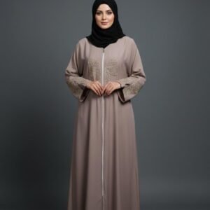 Traditional Tik-tok fabric Abaya